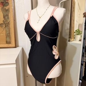 Black One-Piece Swimsuit